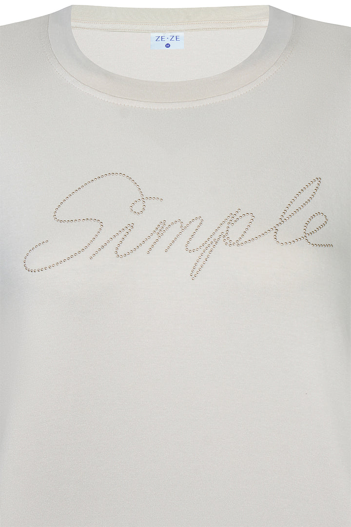 ZE - Hedia 304 - T-shirt - Sand