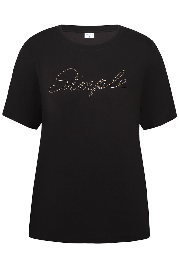 ZE - Hedia 304 - T-shirt - Sort