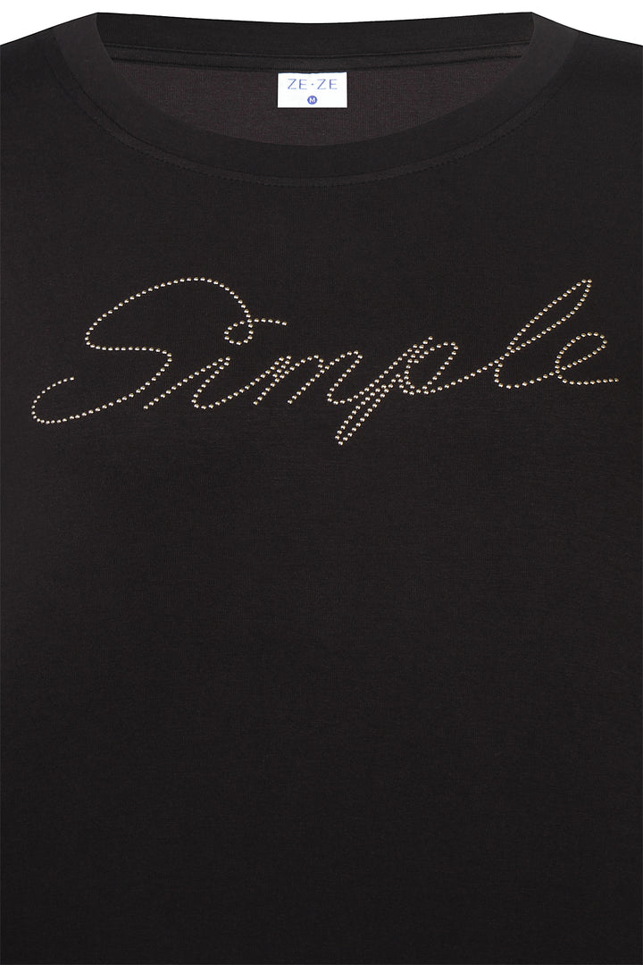ZE - Hedia 304 - T-shirt - Sort
