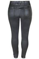 ZE - Dixie 469 - Coatede leggings - Sort