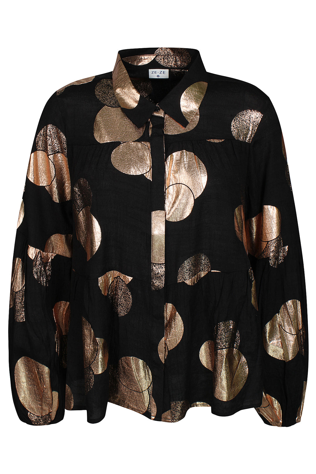 Ze-Greta 33-Blouse - Sort