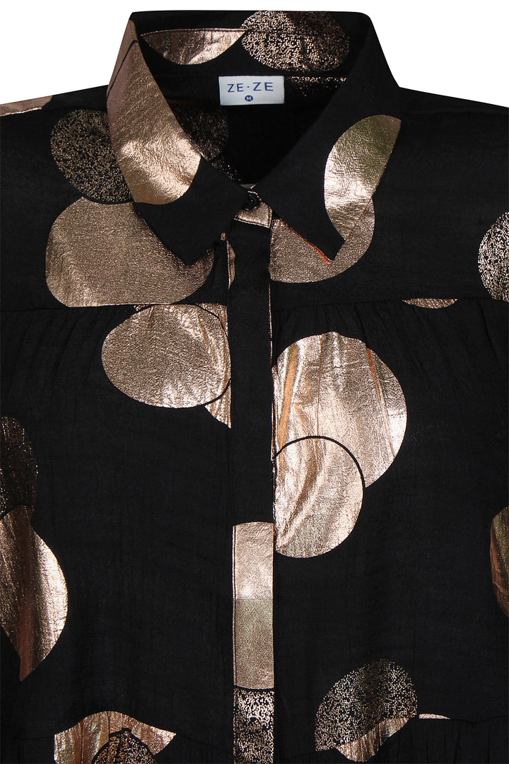 Ze-Greta 33-Blouse - Sort