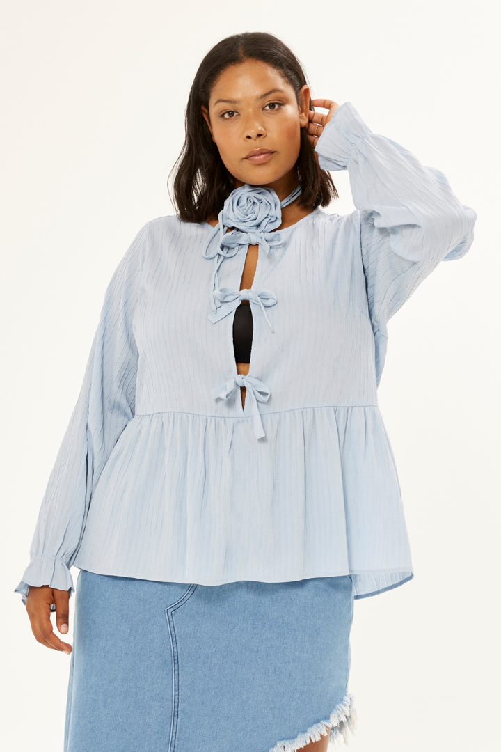 ANY - Andrina 213 - Bluse - Blå
