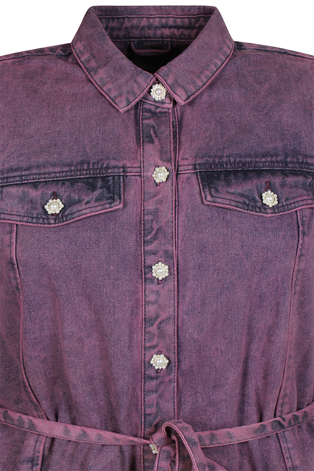 ANY - Fidelia 259 - Denim kjole - Rød