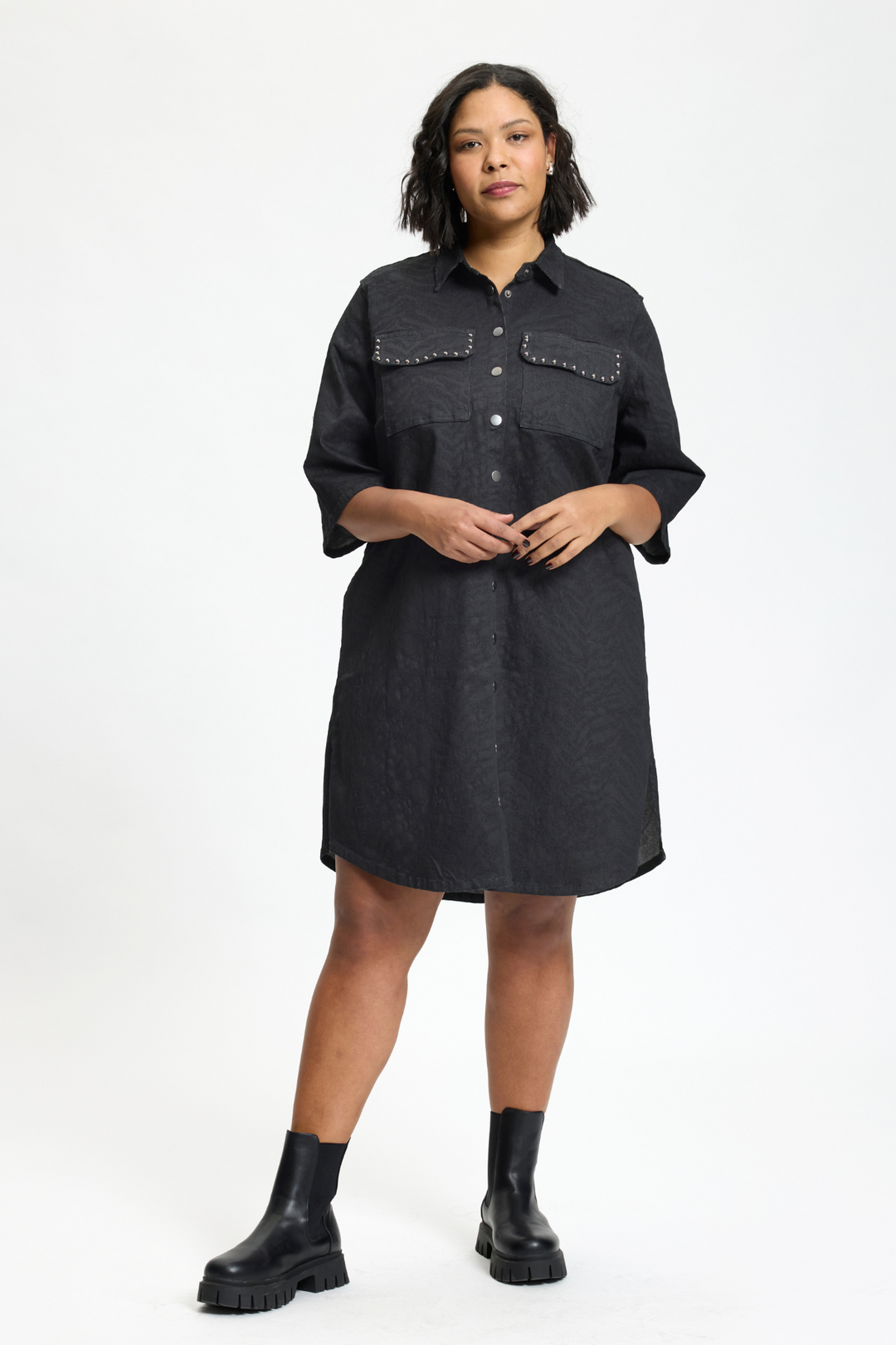 ANY - Yara 306 - Kjole - Sort