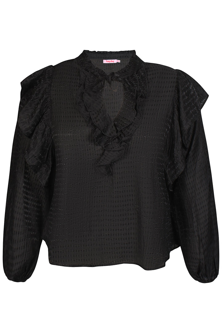ANY - Agnes 323 - Bluse - Sort