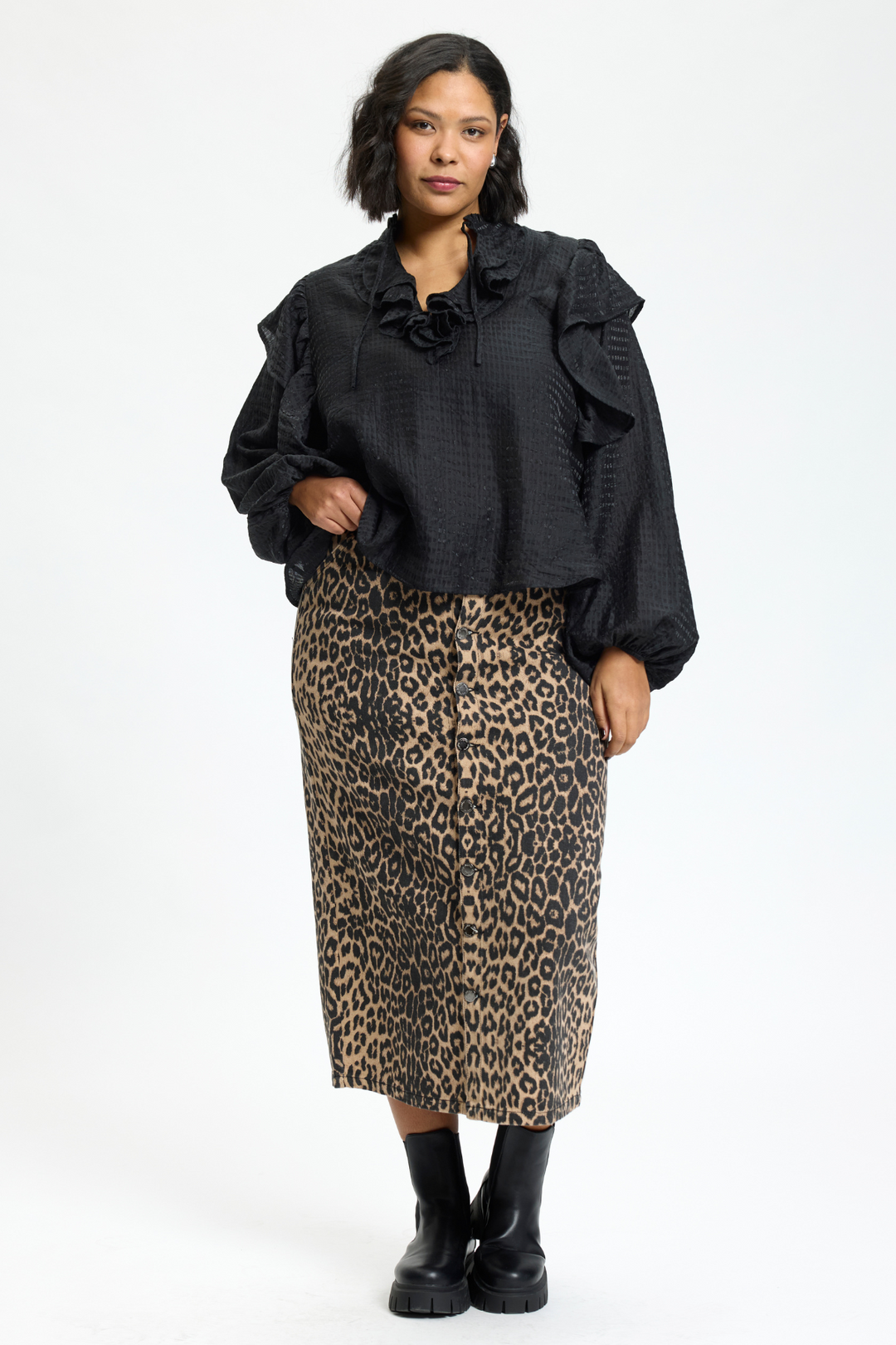 ANY - Agnes 323 - Bluse - Sort