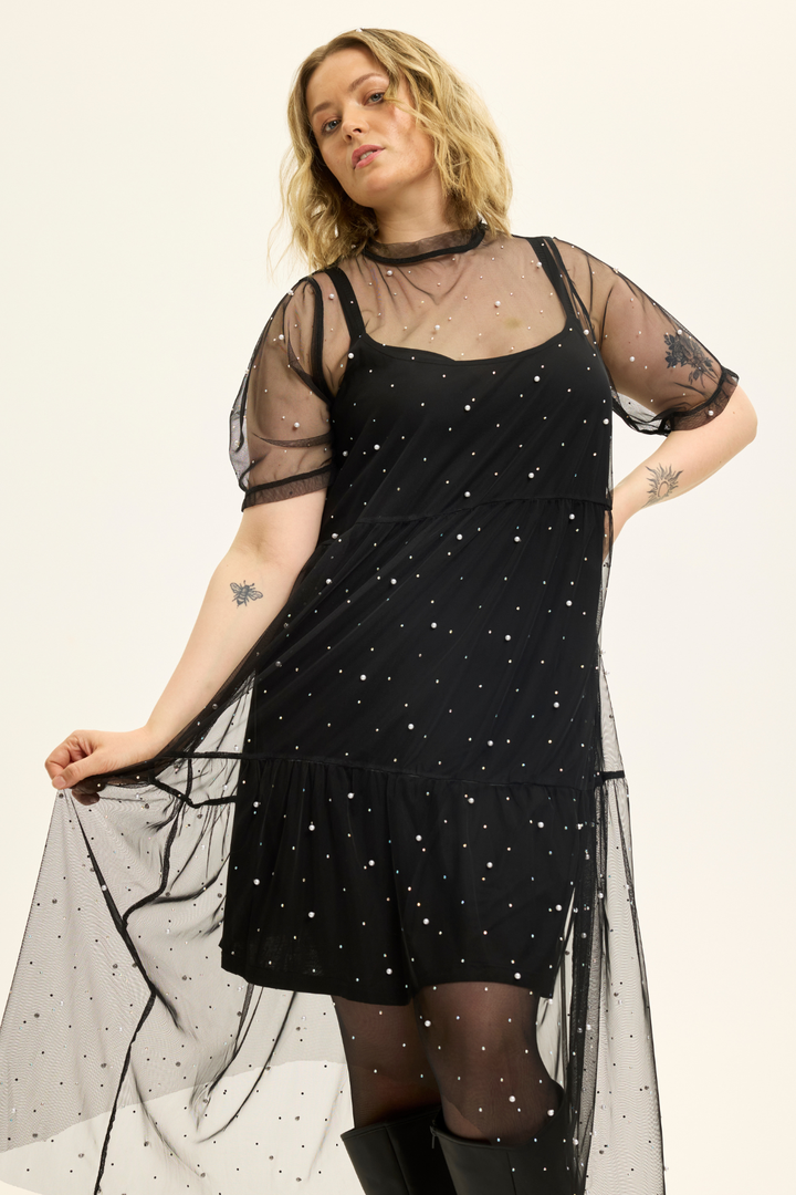 ANY - Ligera 356 - Mesh kjole - Sort