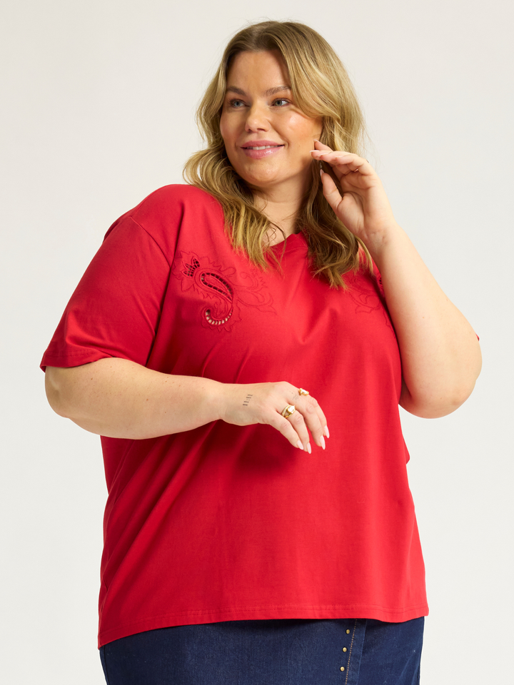 ANY - Cherry 414 - T-shirt - Rød