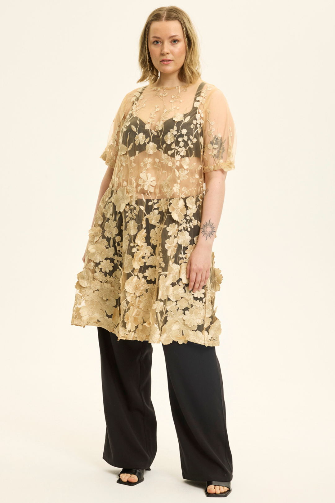 ANY - Flora 425 - Kjole - Sand