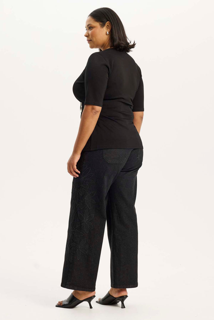 ANY - Birgitta 458 - Top - Sort