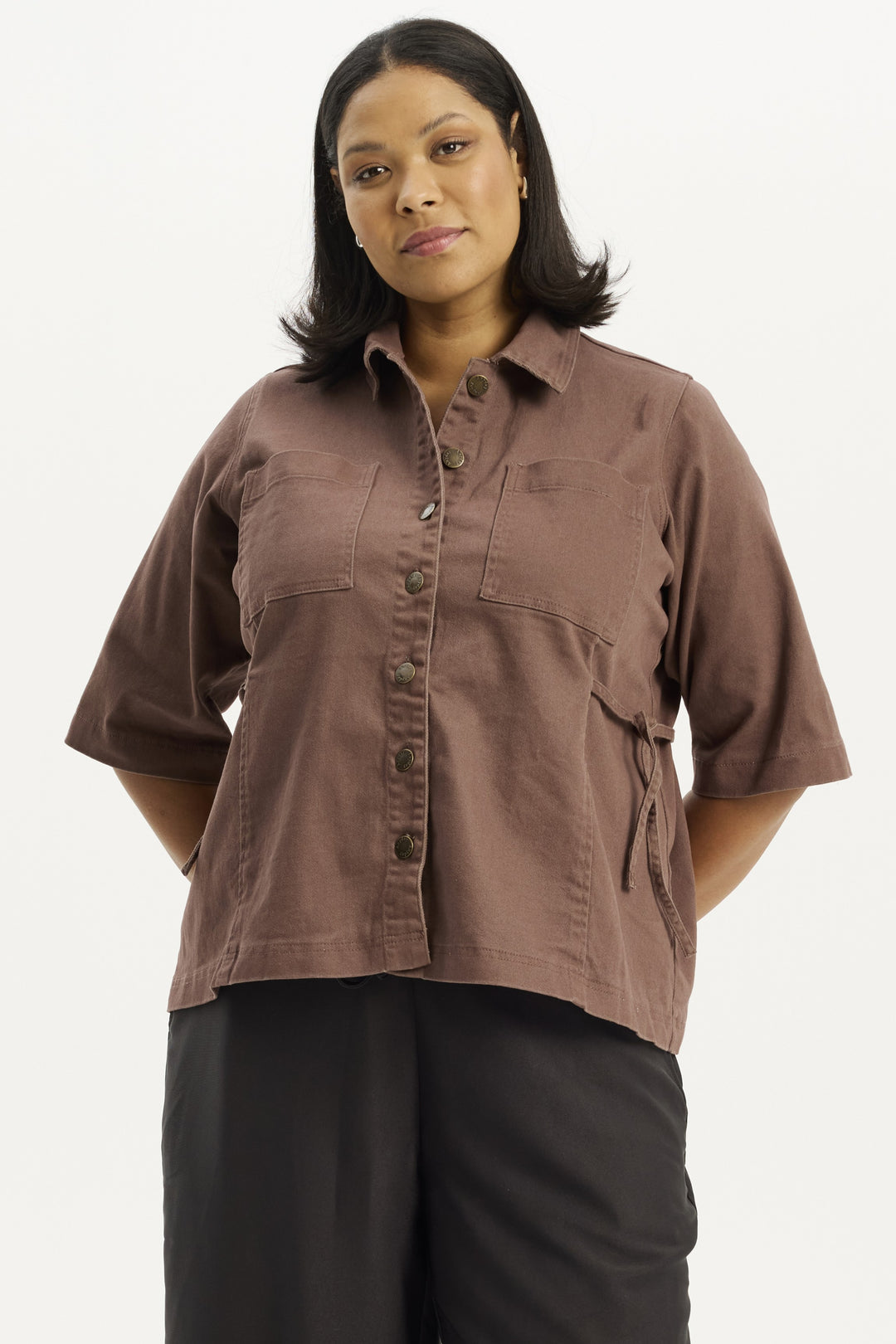 ANY - Katina 471 - Bluse - Brun
