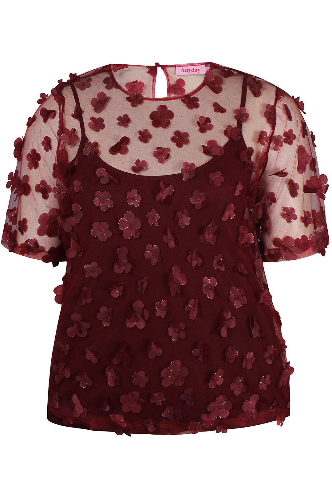 ANY - Sabina 502 - Bluse - Rød