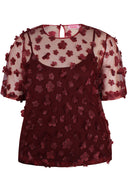 ANY - Sabina 502 - Bluse - Rød