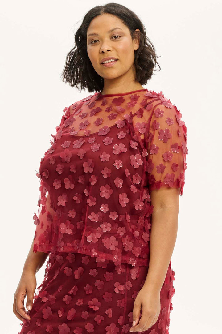 ANY - Sabina 502 - Bluse - Rød